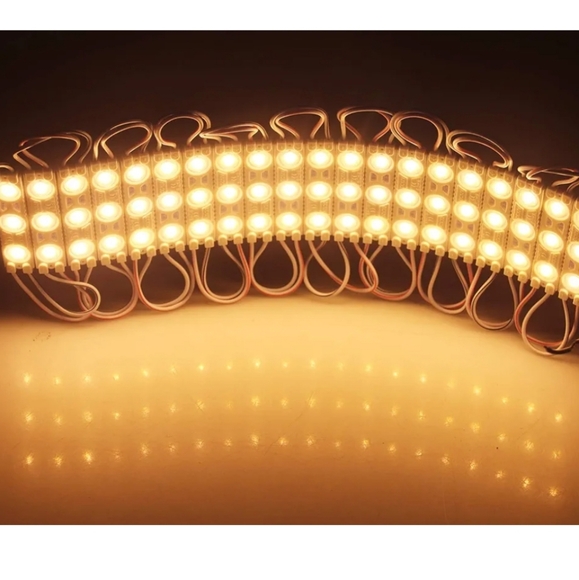 REXTiN Super Bright 200pcs 2835 3 LED Module Warm White Waterproof Decorative - Picture 3 of 14